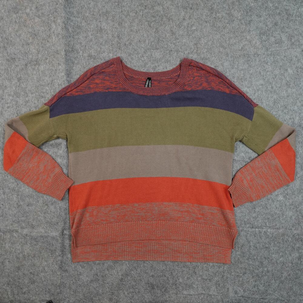 Gentle Fawn Sweater Womens Extra Small Striped Knit Crew Neck‎ Jumper Pullover